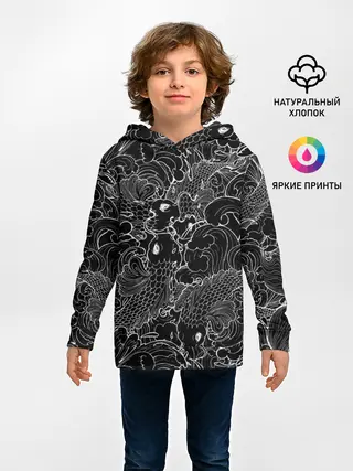 Детское худи / Карпы кои