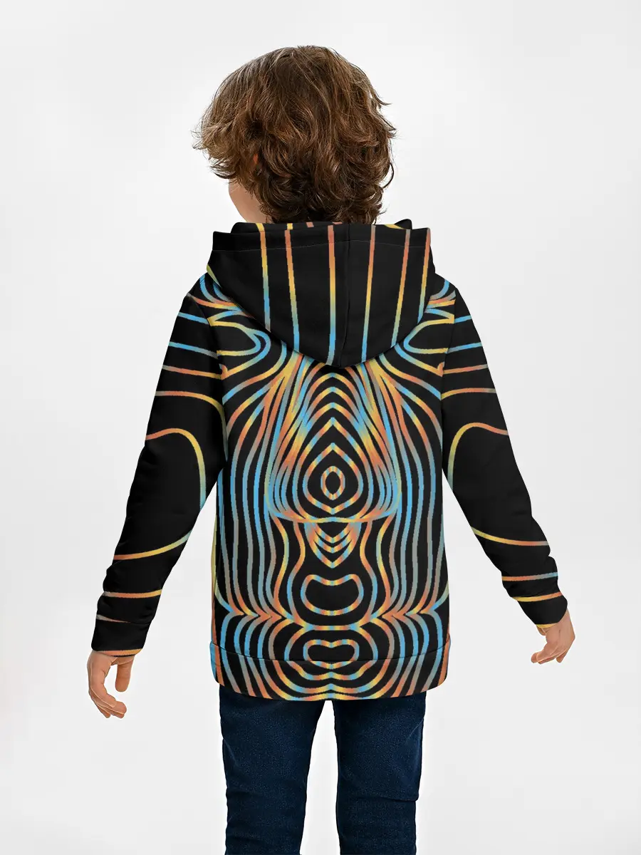 Детское худи / Неоновое свечение