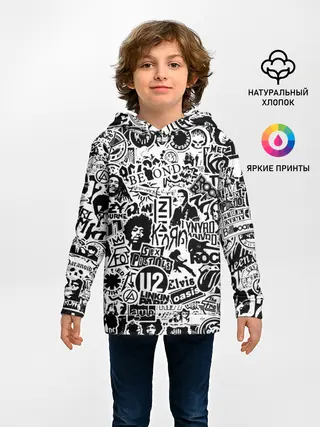 Детское худи / Rock Band Logos