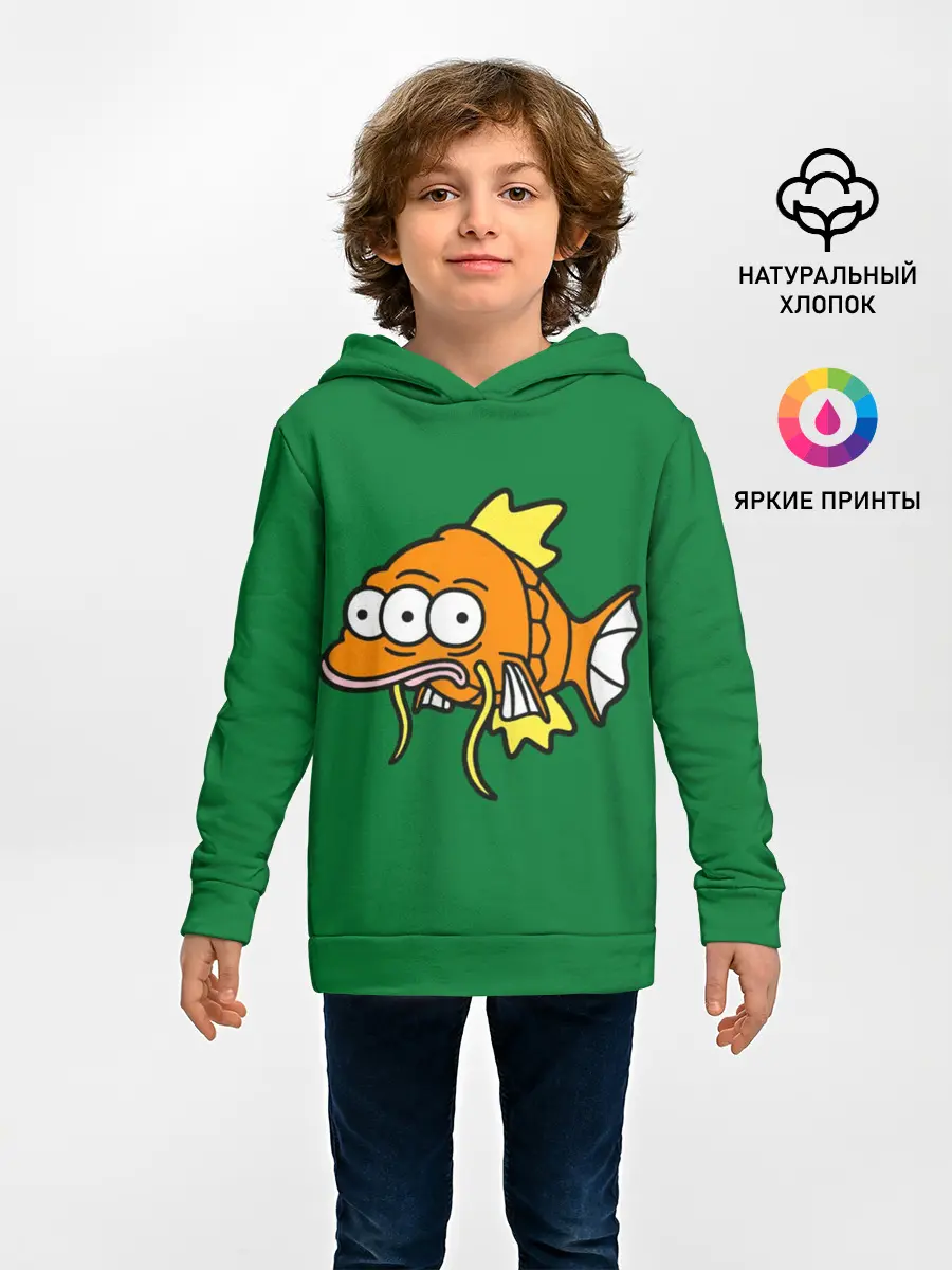 Детское худи / Радиоактивная Рыбка