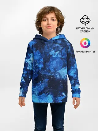 Детское худи / Blue Abstraction