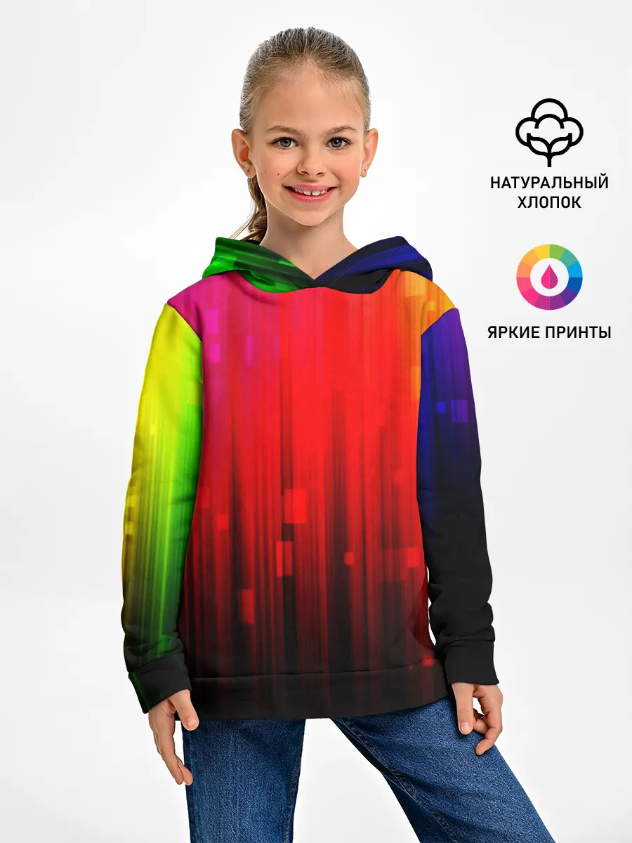 Детское худи / АБСТРАКТНЫЕ КРАСКИ