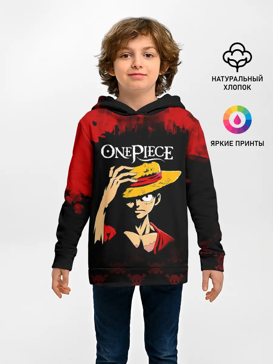 Детское худи / Луффи One Piece. Большой куш