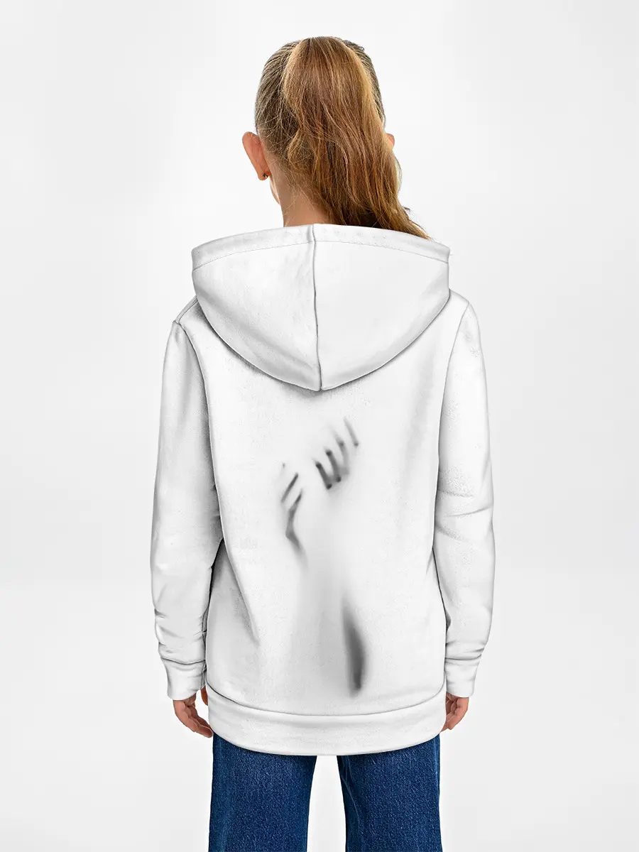 Детское худи / Руки за стеклом