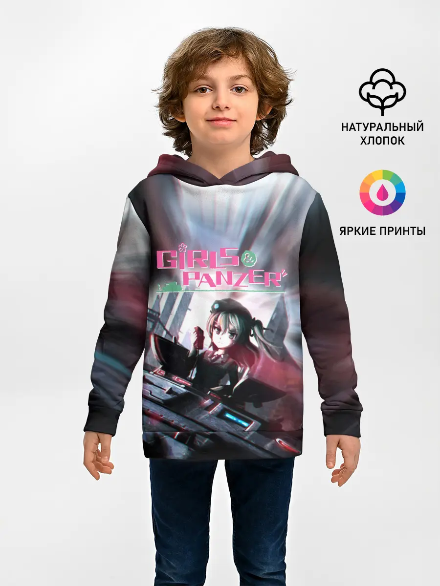 Детское худи / Девушки и танки | Арису Симада