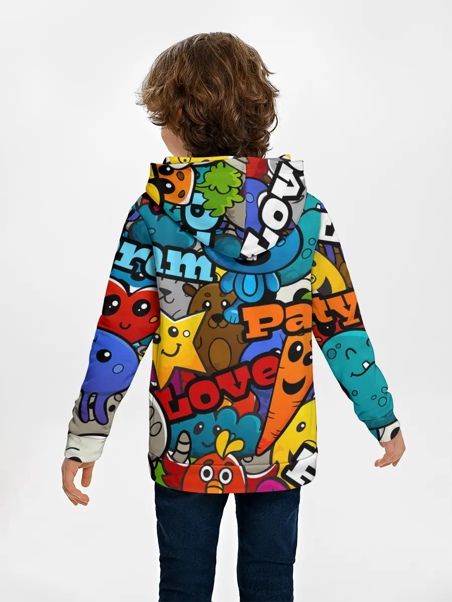 Детское худи / LOVE | PEACE | PARTY
