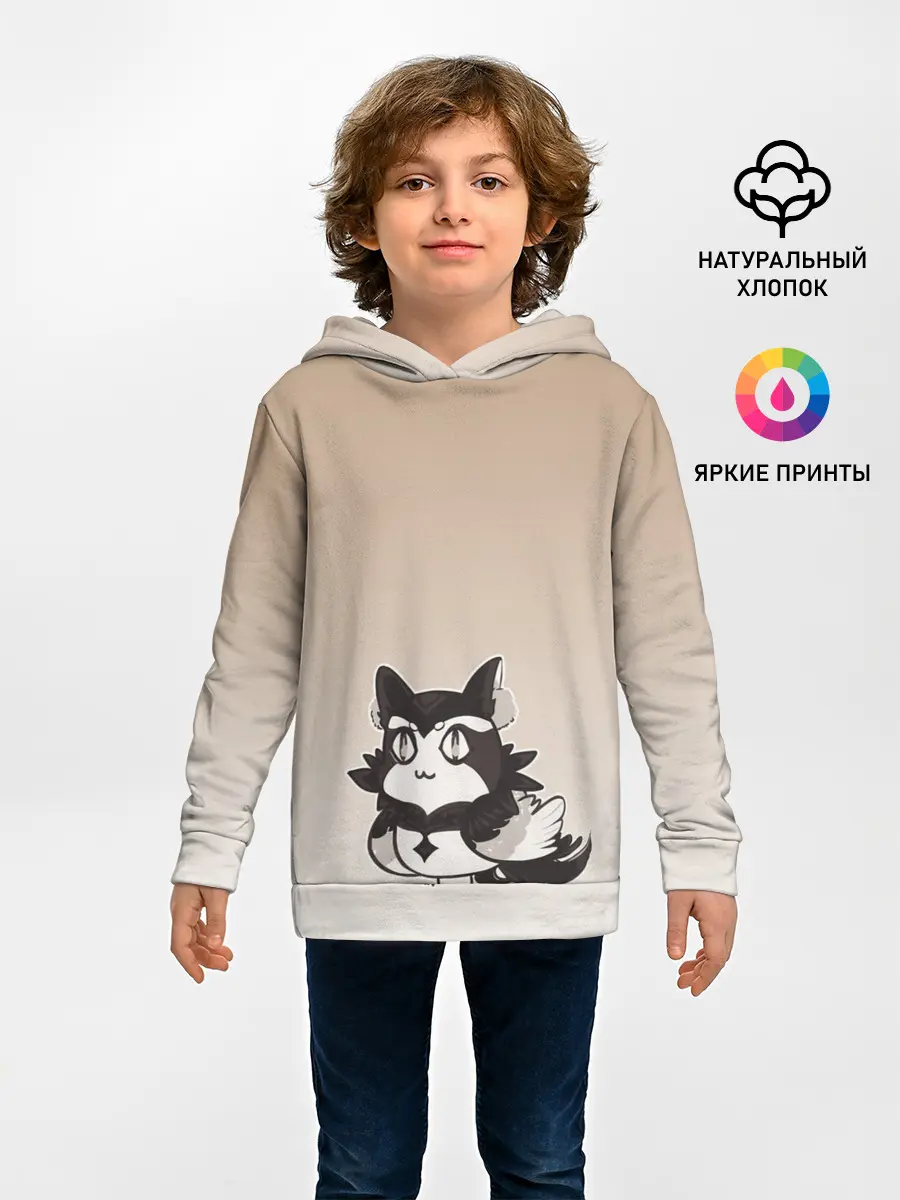 Детское худи / сова котик аниме