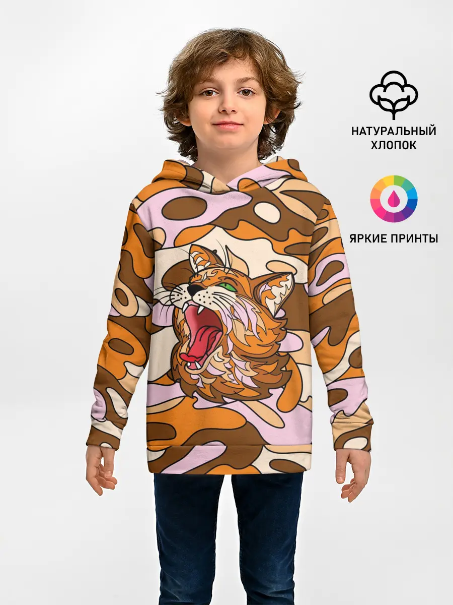Детское худи / Грозный кот