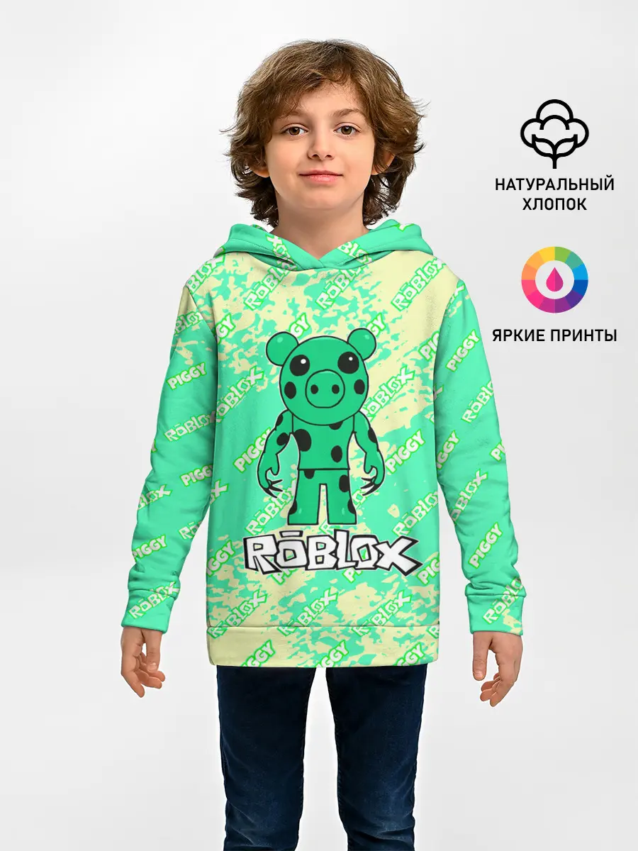 Детское худи / Свинка Пигги из Roblox