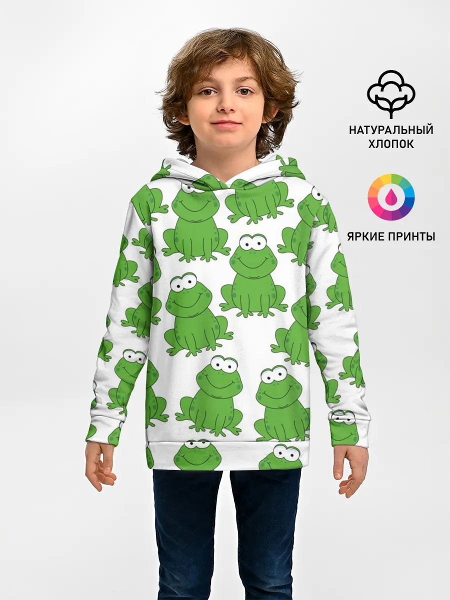 Детское худи / Лягушки