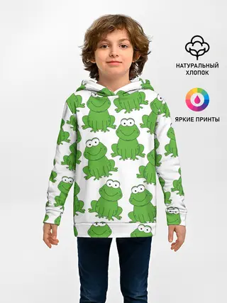Детское худи / Лягушки
