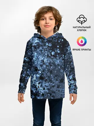 Детское худи / абстракция жидкость