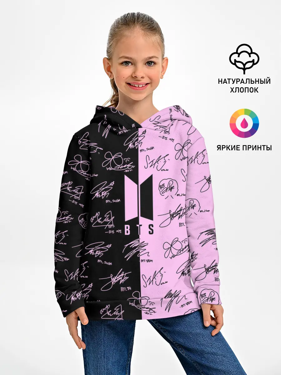 Детское худи / BTS АВТОГРАФЫ | БТС