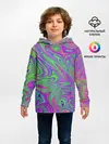 Детское худи / Неоновый абстрактный узор