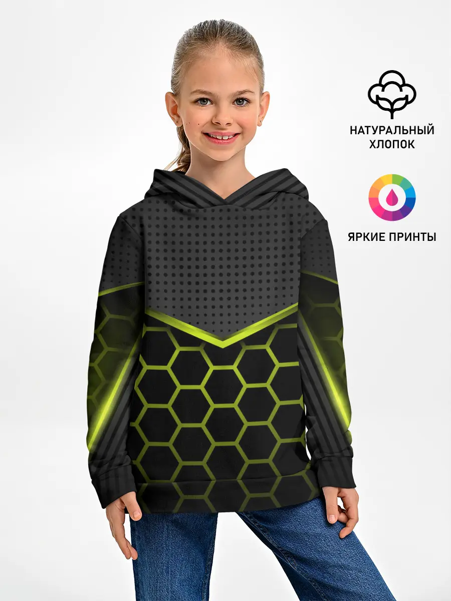 Детское худи / 3D СОТЫ / ОБЪЕМНАЯ БРОНЯ