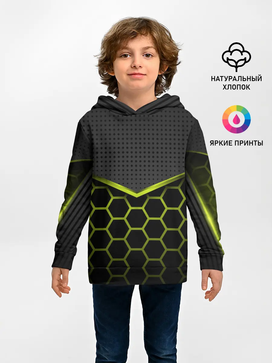 Детское худи / 3D СОТЫ / ОБЪЕМНАЯ БРОНЯ