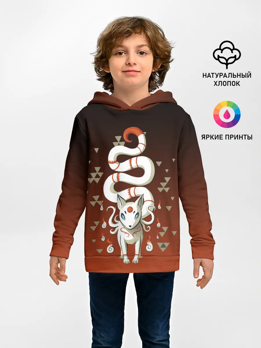 Детское худи / Длиннохвостая лисица Инари