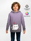 Детское худи / влюбленный котенок