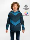 Детское худи / 3D luxury blue abstract