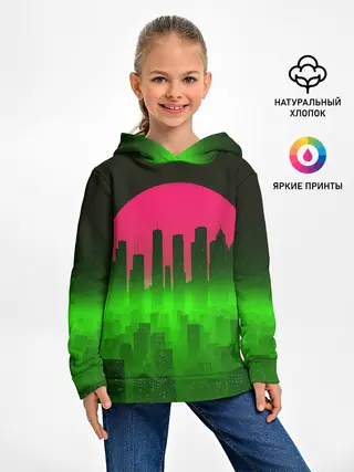 Детское худи / НЕОНОВЫЙ ГОРОД