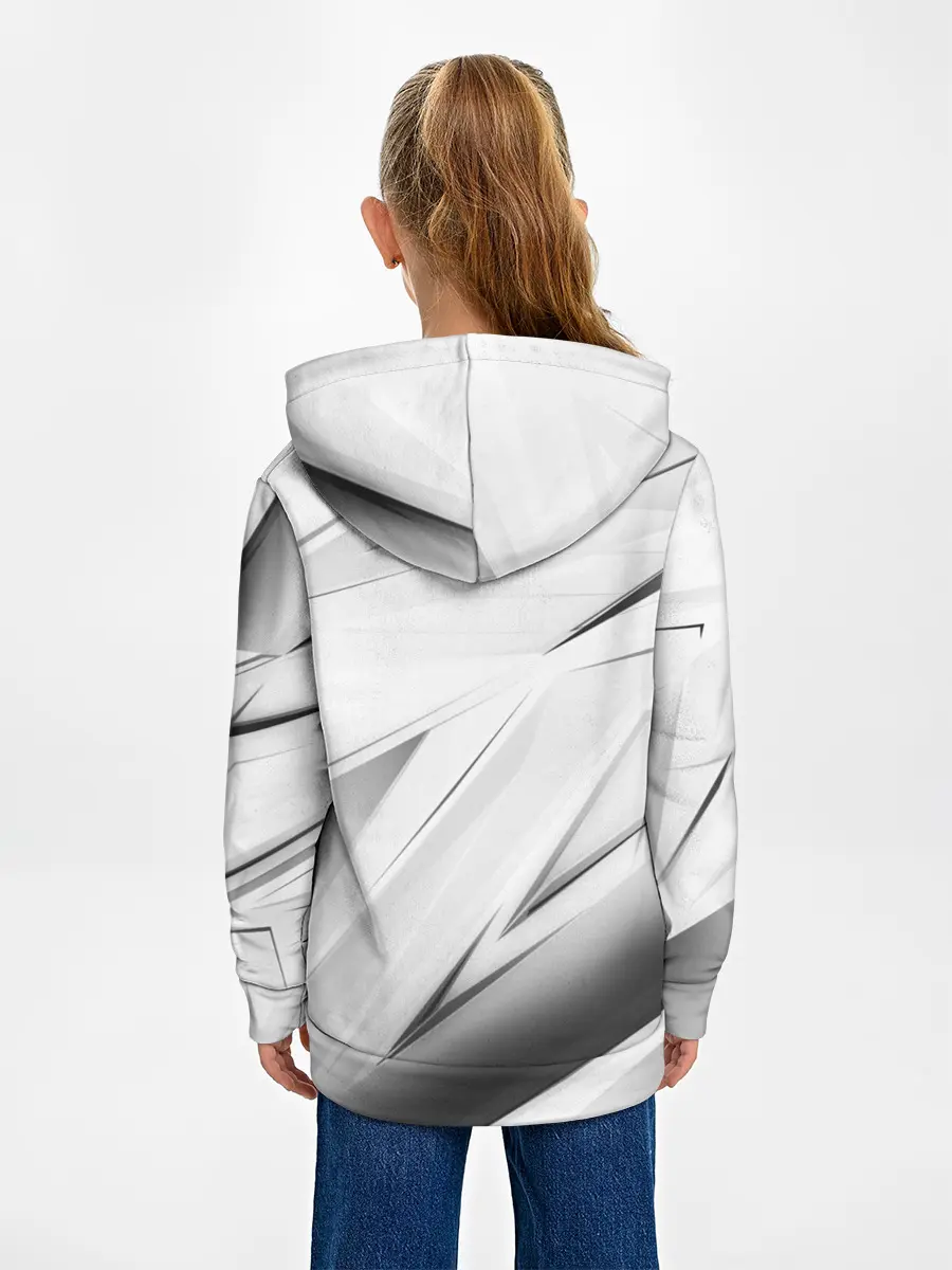 Детское худи / GEOMETRY STRIPES WHITE