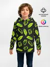 Детское худи / Зеленые листья