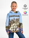 Детское худи / Корабль и замок в манкрафт.