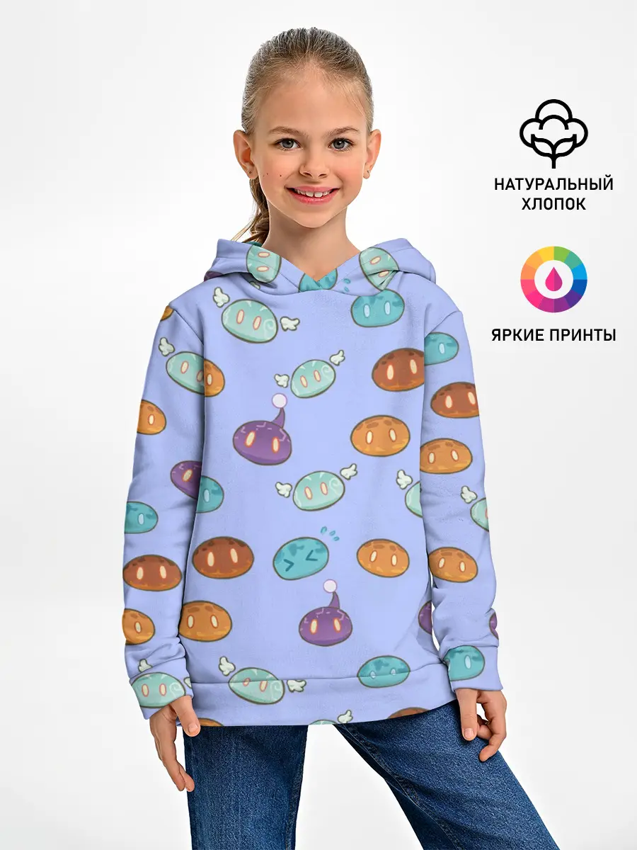 Детское худи / Genshin impact Slimes | Слаймы