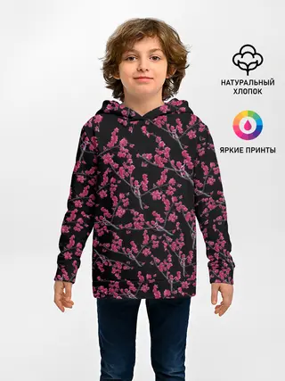Детское худи / Ветка сакура
