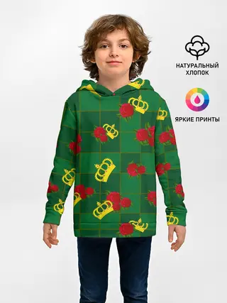 Детское худи / Короны и розы