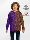 Детское худи / Градиентный разлом 3D | 3Д