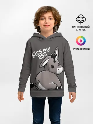 Детское худи / Мягкий ослик