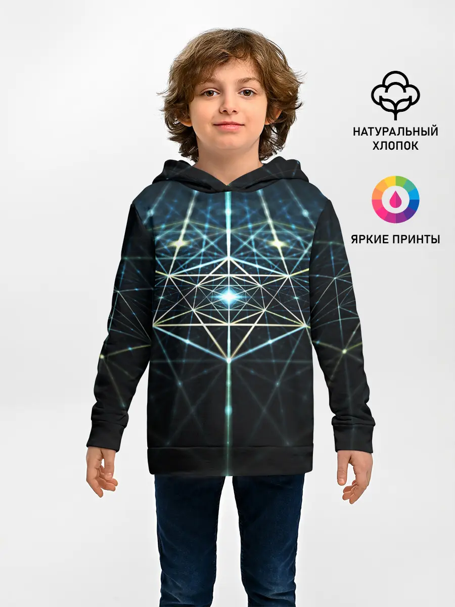 Детское худи / CYBERWORLD ABSTRACT