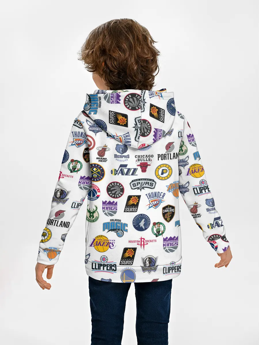 Детское худи / NBA Pattern | НБА Паттерн