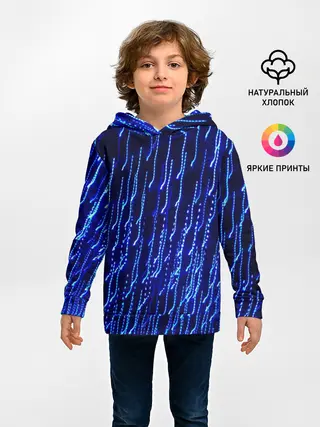 Детское худи / Neon rain