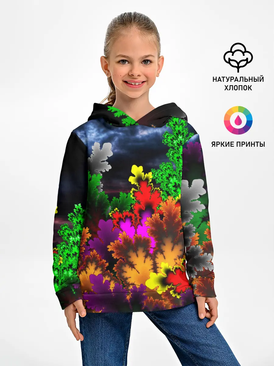Детское худи / КИСЛОТНАЯ АБСТРАКЦИЯ