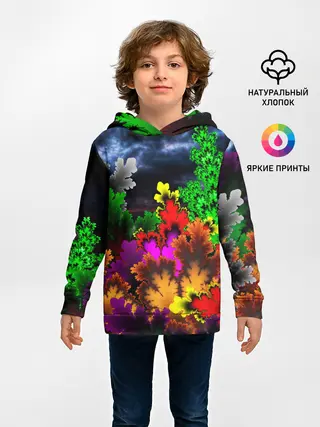 Детское худи / КИСЛОТНАЯ АБСТРАКЦИЯ