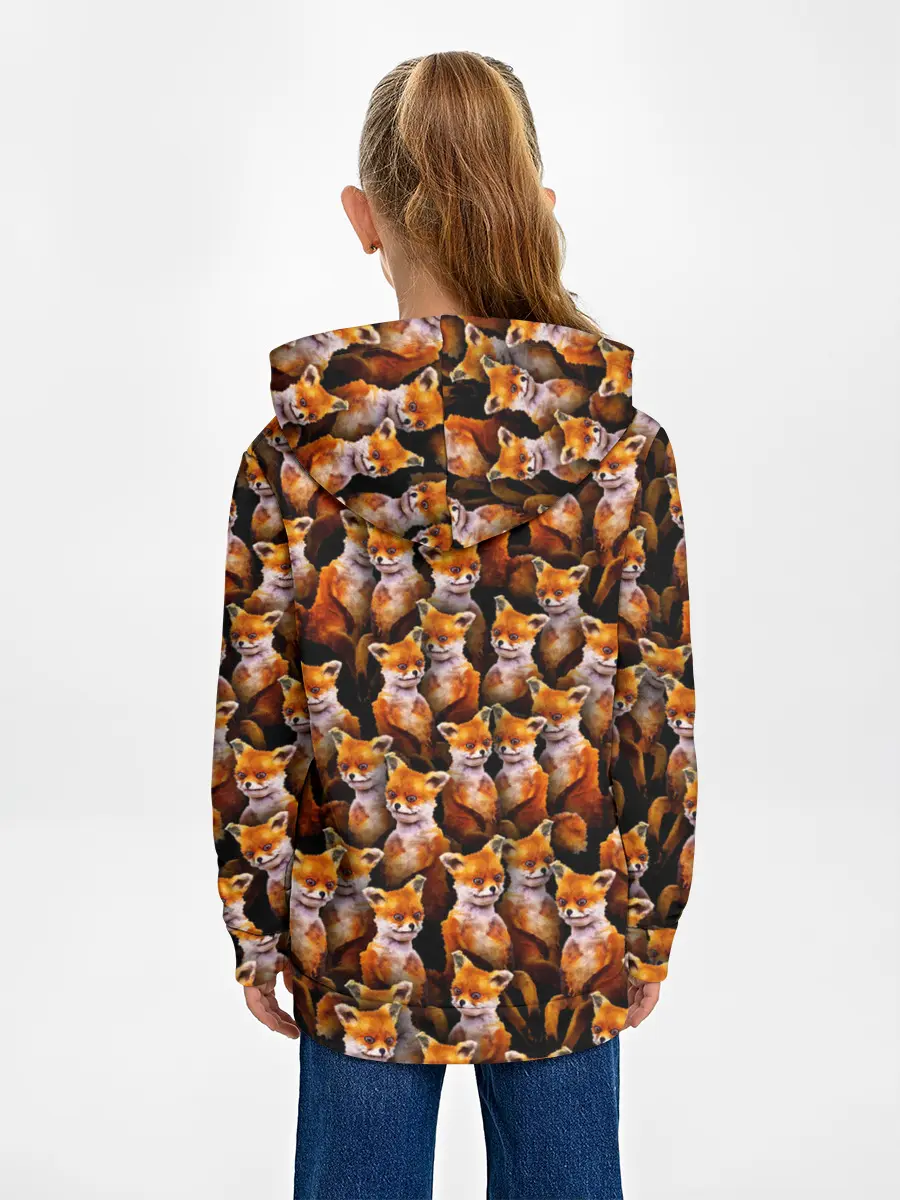 Детское худи / Упоротые лисы