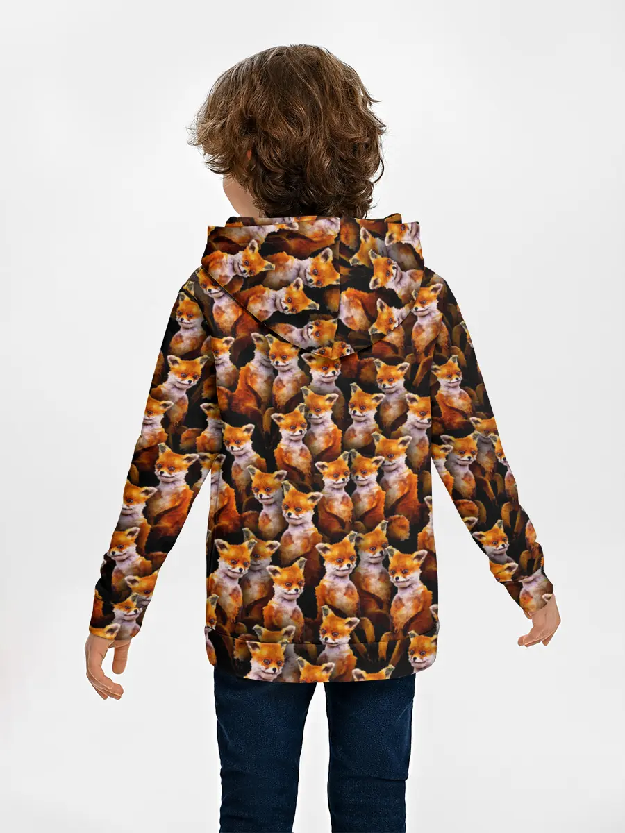 Детское худи / Упоротые лисы