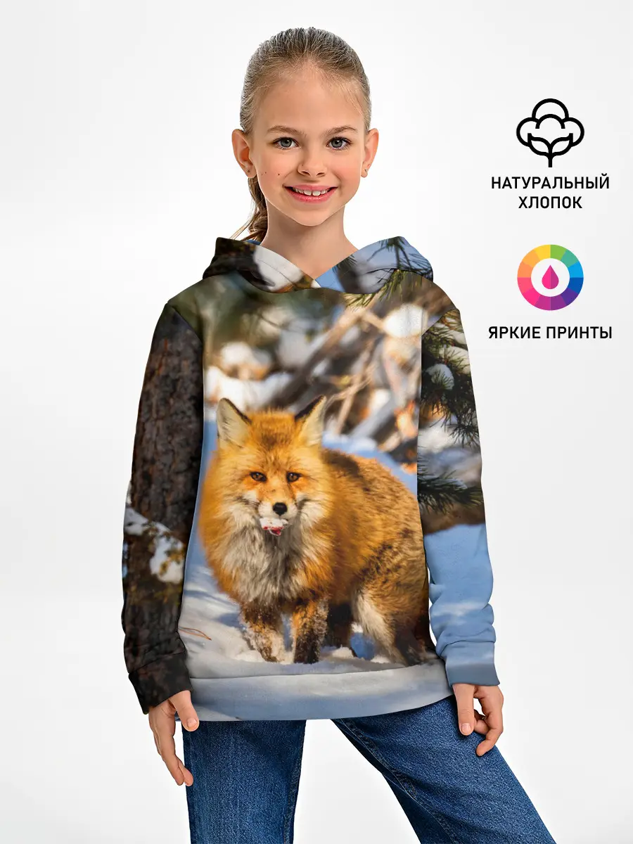 Детское худи / Лиса в лесу