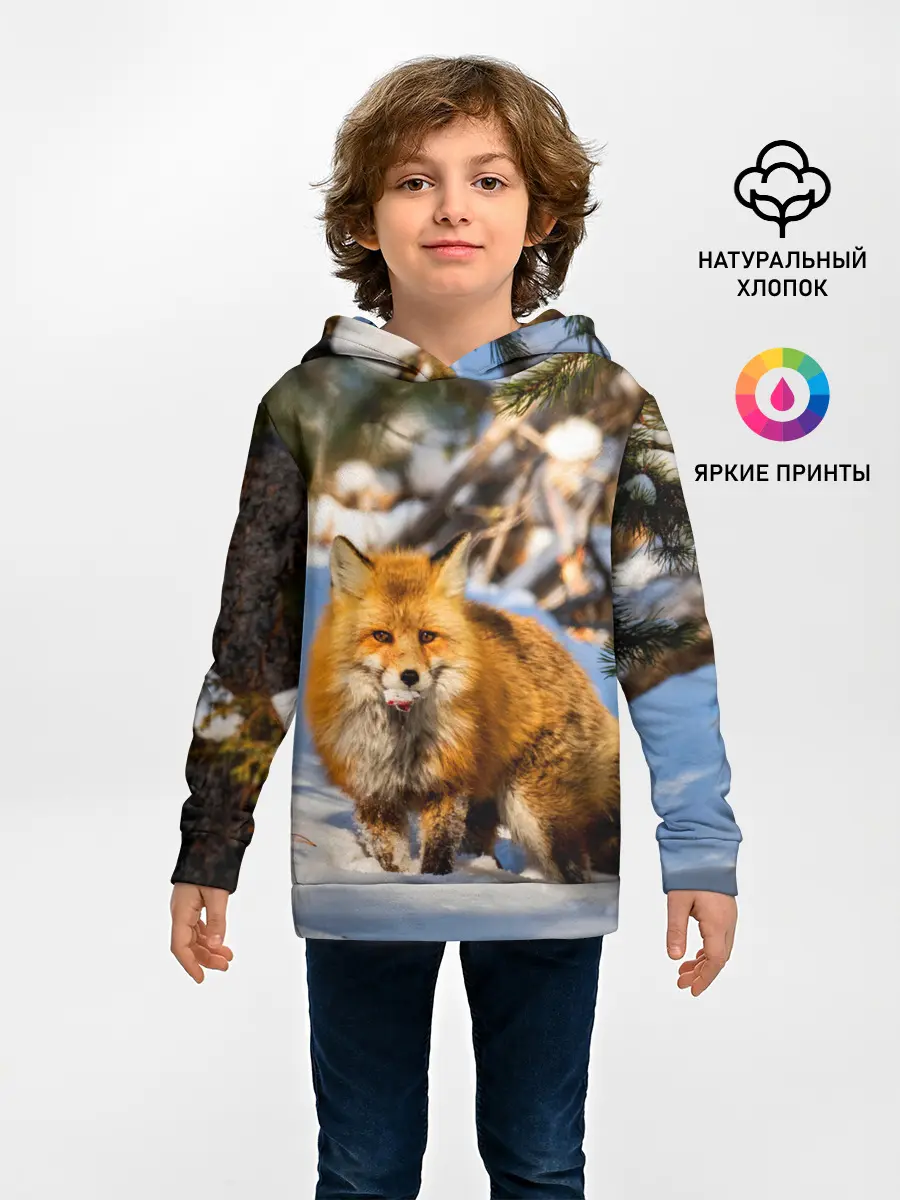 Детское худи / Лиса в лесу