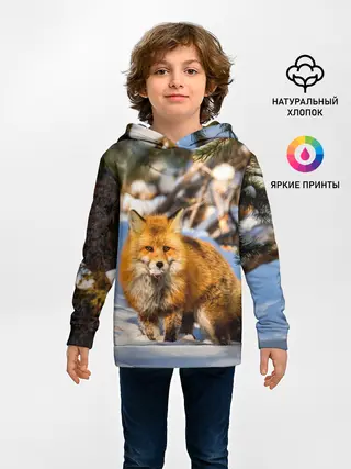 Детское худи / Лиса в лесу