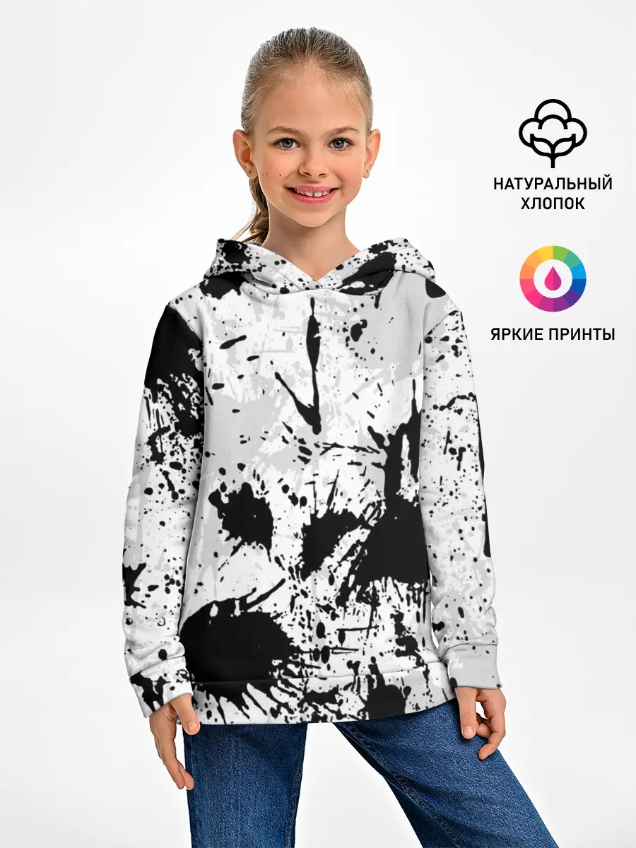 Детское худи / БРЫЗГИ КРАСОК