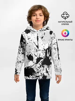 Детское худи / БРЫЗГИ КРАСОК