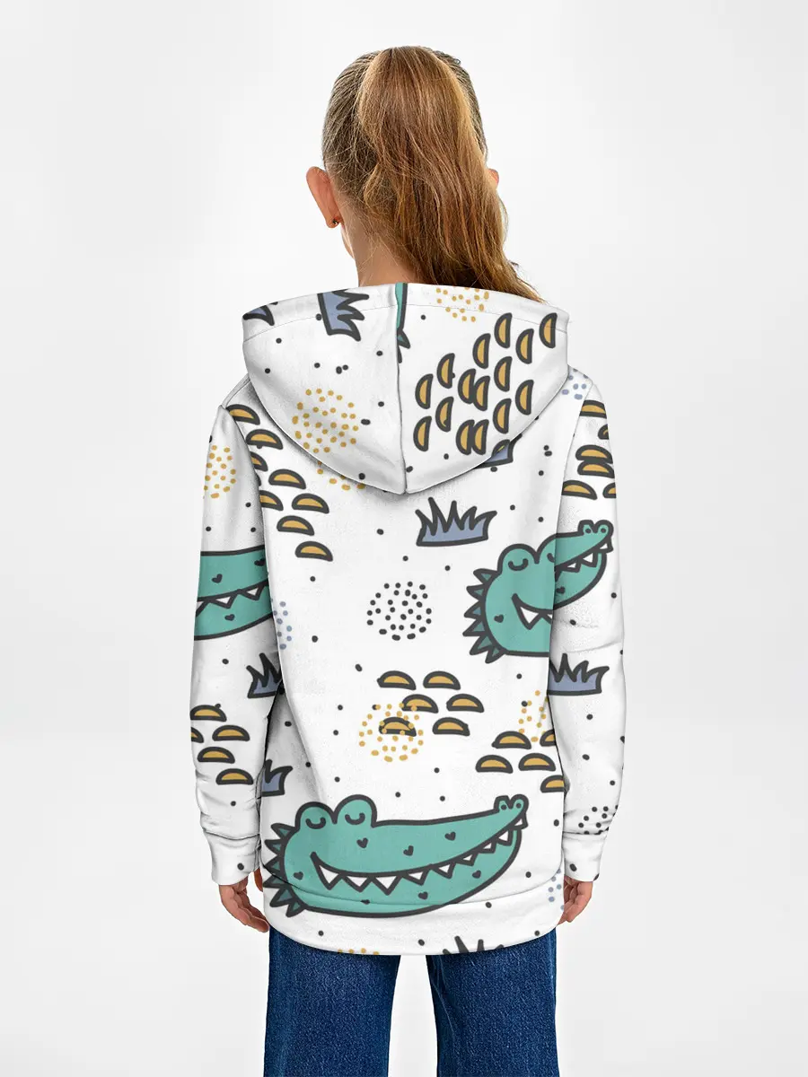 Детское худи / Милый крокодил