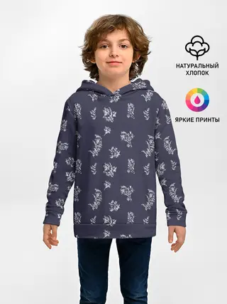 Детское худи / White Plant