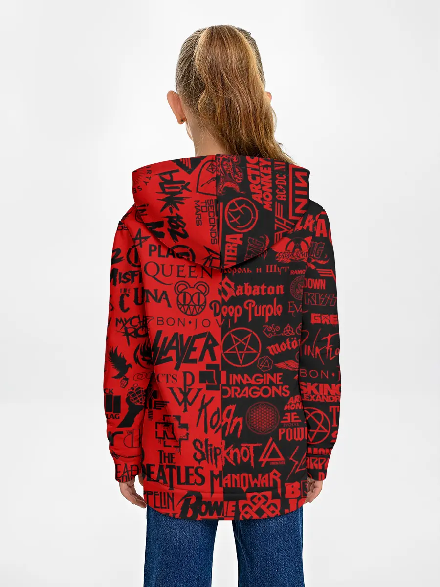 Детское худи / ЛОГОТИПЫ РОК ГРУПП | ROCK