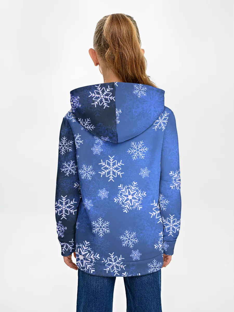 Детское худи / Снежинки.