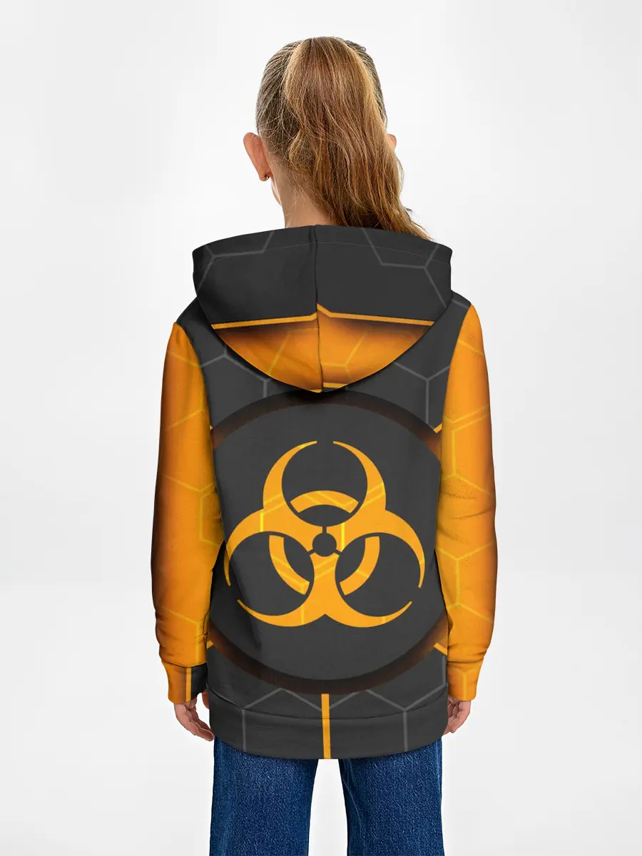 Детское худи / ХИМИЧЕСКАЯ ОПАСНОСТЬ 3D
