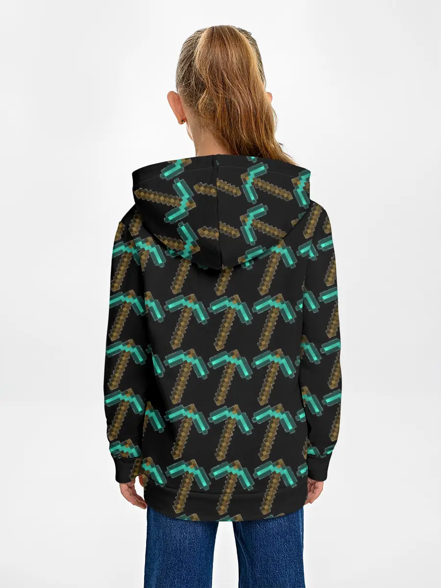 Детское худи / Майнкрафт кирка